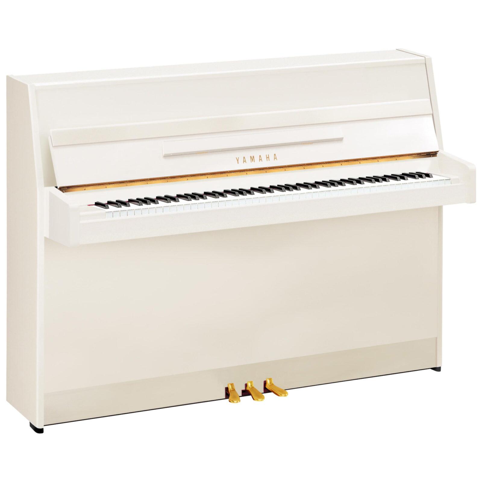 Yamaha Pianos Acoustic B1 PWH Blanc poli-brillant 109cm