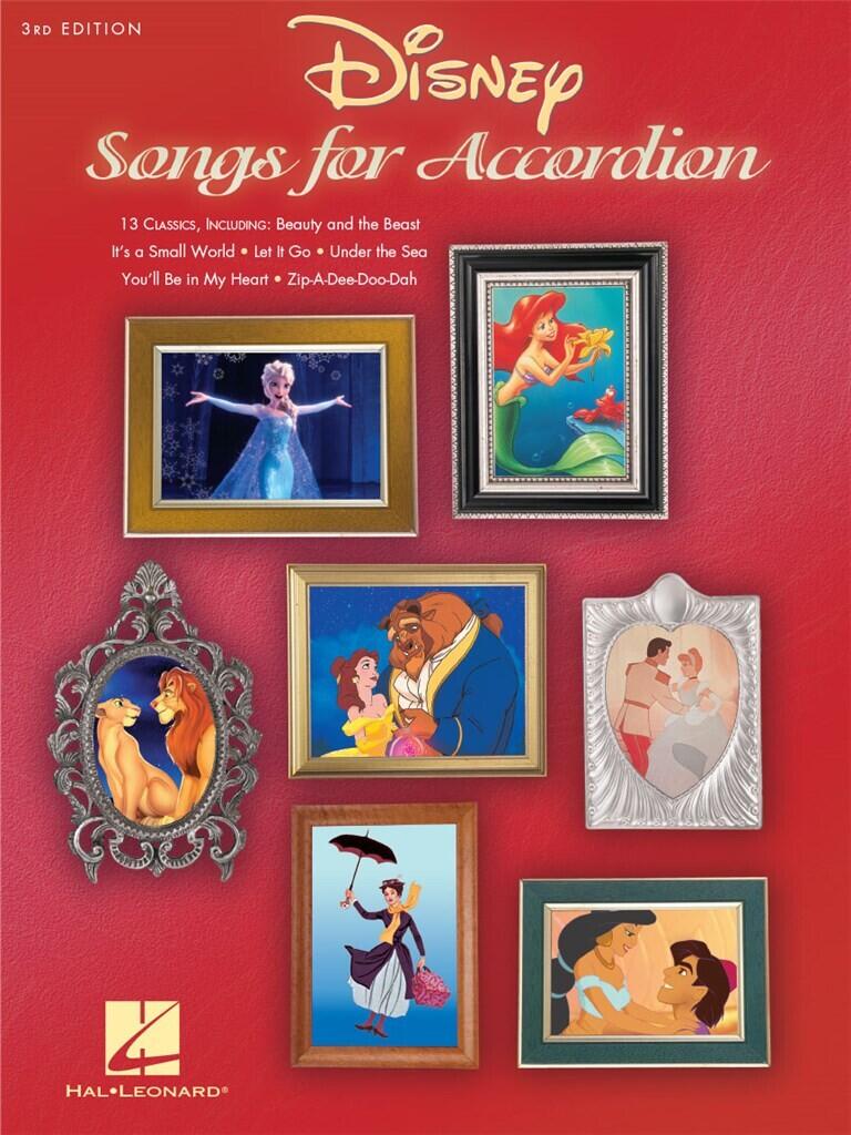 Disney Songs for Accordion - 3rd Edition : photo 1