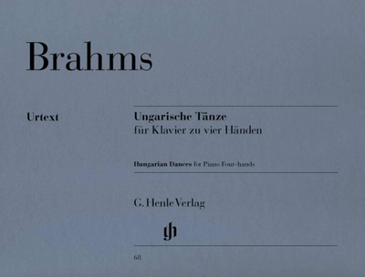 Brahms : HN 68 Danses hongroises N 1-21 (4 mains) - Hungarian Dances Nr. 1-21 (Four-hands)