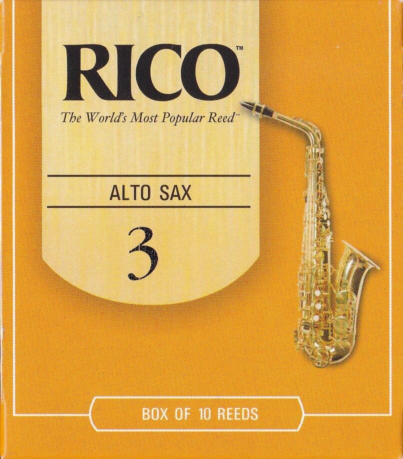 Rico Sax alto Eb 3 Box 10 pc : photo 1