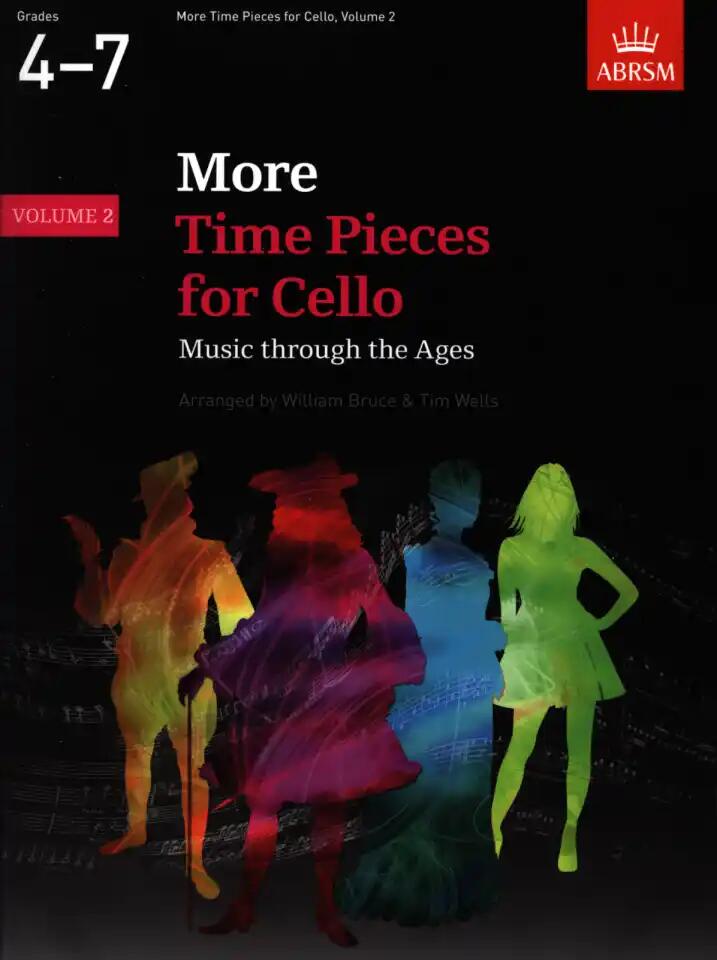 ABRSM More Time Pieces for Cello Volume 2 Music through the Ages Tim M. Wells : photo 1