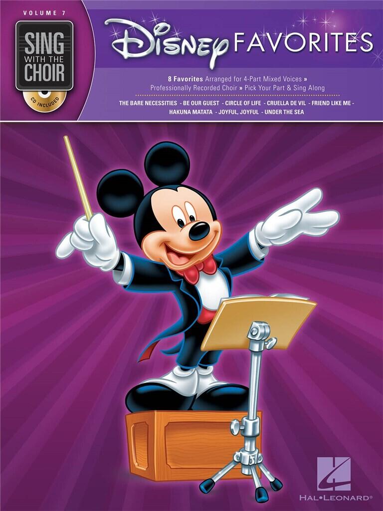 Hal Leonard Sing With The Choir Volume 7: Disney Favorites (Book And CD) : photo 1