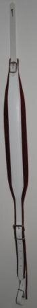 Fuselli Suspenders: 70 mm / R leather and white and red velvet : photo 1