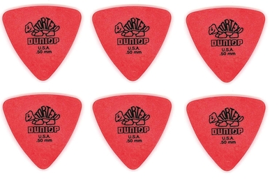 Dunlop 431P.50 Tortex Triangle 0.50 Sachet De 6