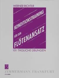 Konditionstraining für den Flötenansatz 101 tägliche bungen Werner Richter Flute Buch ZZM 28990 : photo 1