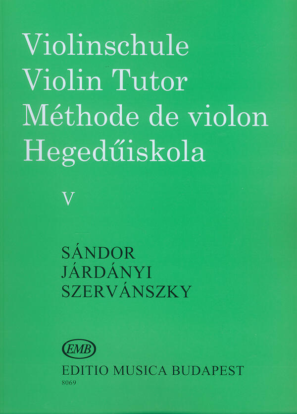 Violinschule - Violin Tutor - Méthode de Violon V Sandor Jardanyi Szervansky_Endre Szervnszky_Frigyes Sandor : photo 1