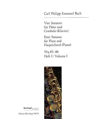 4 sonates Wq 83-86 vol. 1 : photo 1