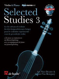 Selected Studies 3 for the advanced violinist with piano accompaniment : photo 1