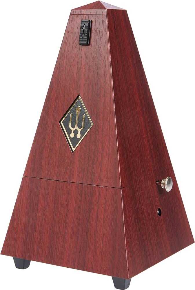 Wittner Wooden metronome with mahogany / mahagony bell : photo 1