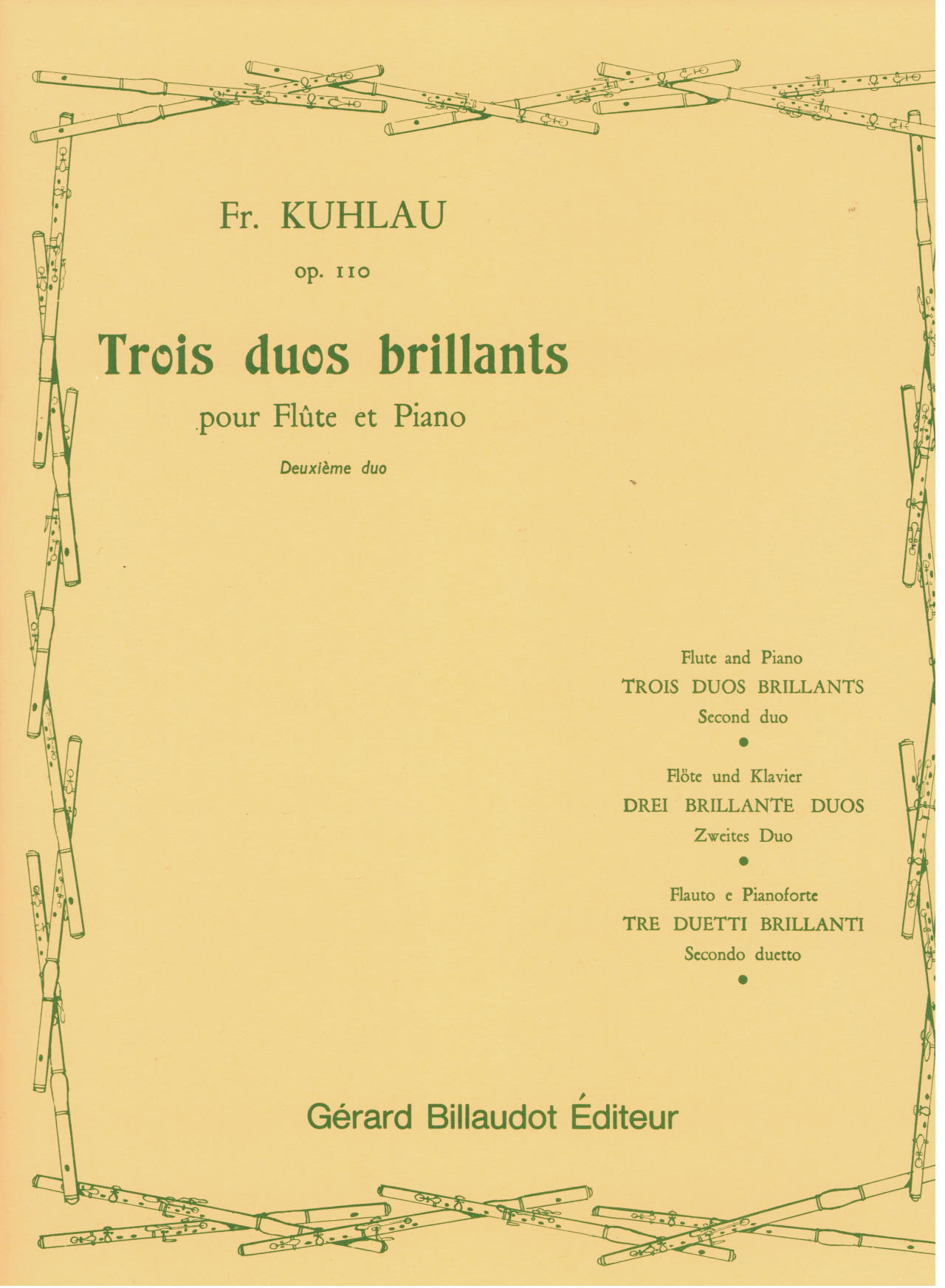 Trois Duos Brillants Opus 110 Volume 2 : photo 1