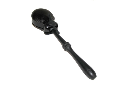 Samba 67 Castagnettes à poignée ebony imitation bois