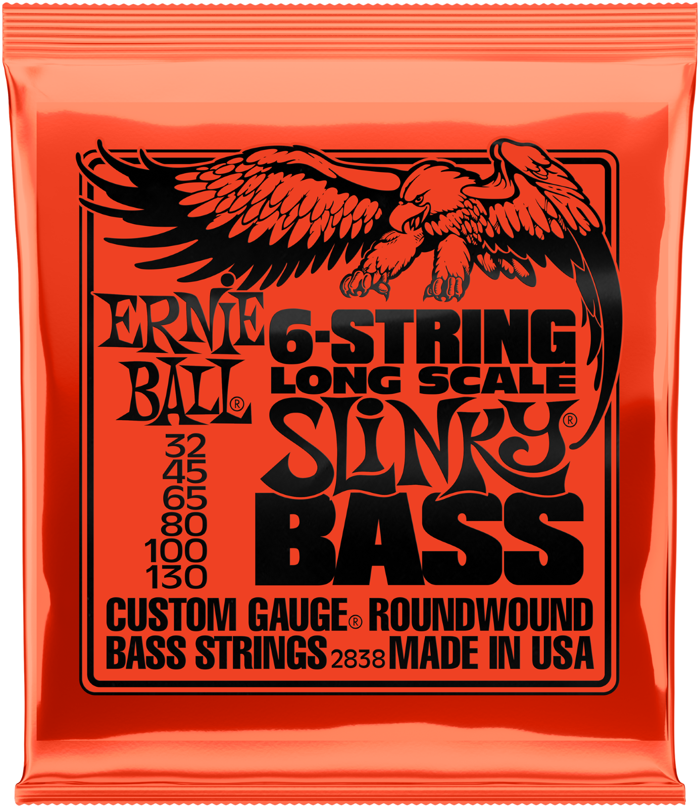 Ernie Ball EB2838 Long Scale Slinky Custom 032-130 : photo 1