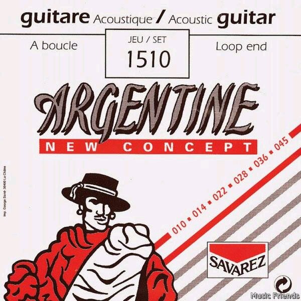 Argentine 1510 Acoustic Jazz à boucle Extra Light 010-045 : photo 1