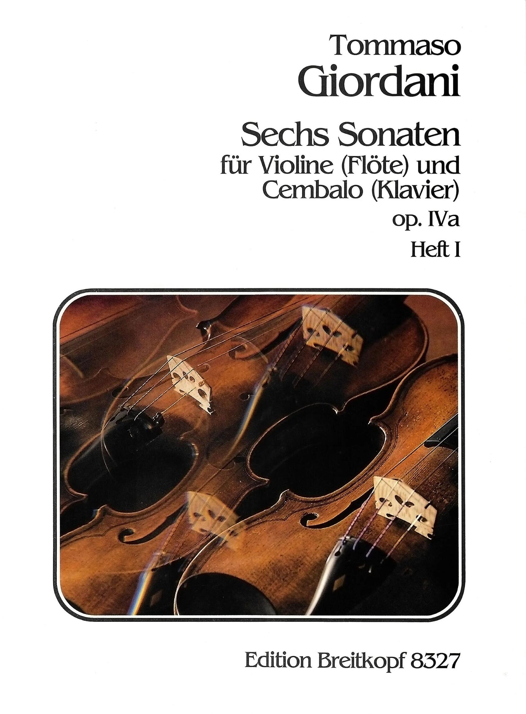 Six sonates op.4a Livre 1 : photo 1