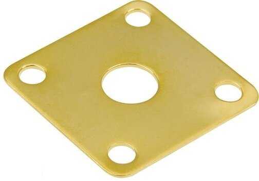 Schaller Les Paul style jack gold output plate : photo 1