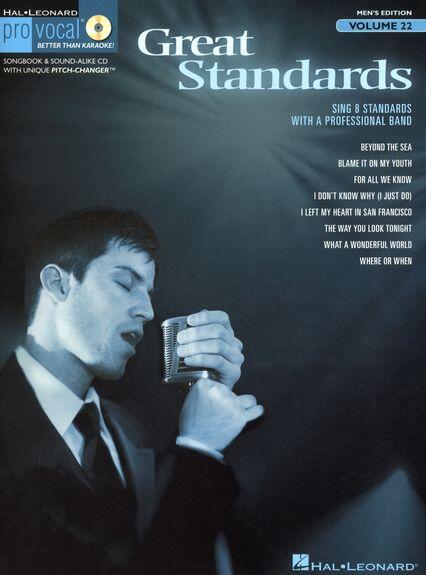 Hal Leonard Great Standards: Pro Vocal Men