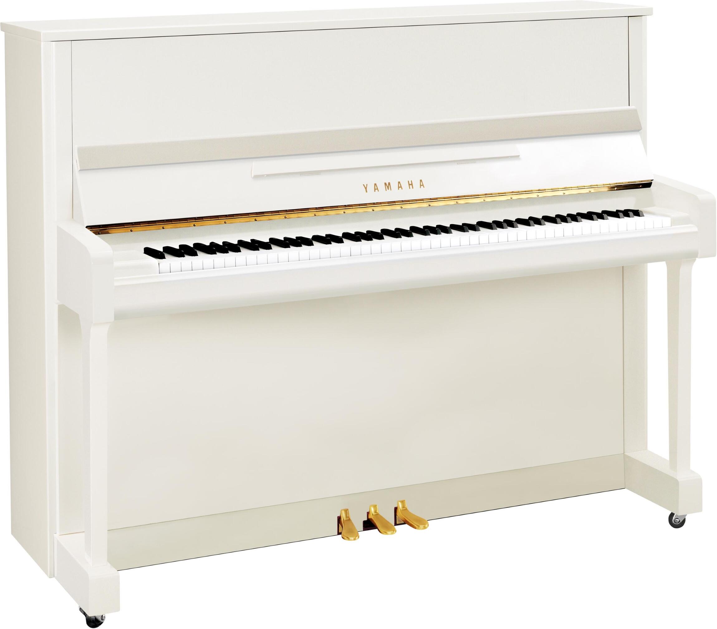Yamaha Pianos Acoustic B3 PWH Blanc poli-brillant 121 cm : photo 1