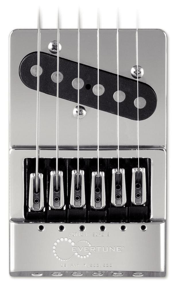 Evertune Bridge T-style pour guitare Telecaster : photo 1