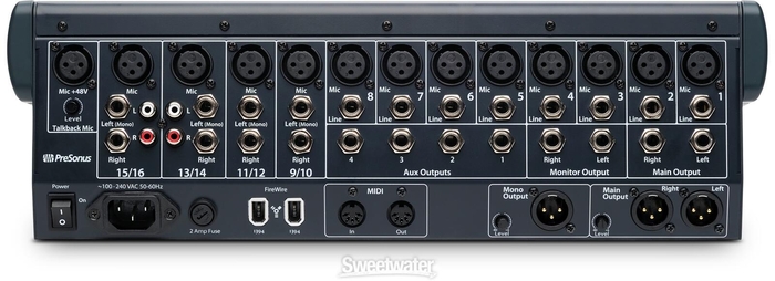 Presonus Studiolive 16.0.2 Digital-Mixer / Interface 16Ch. 4 Aux