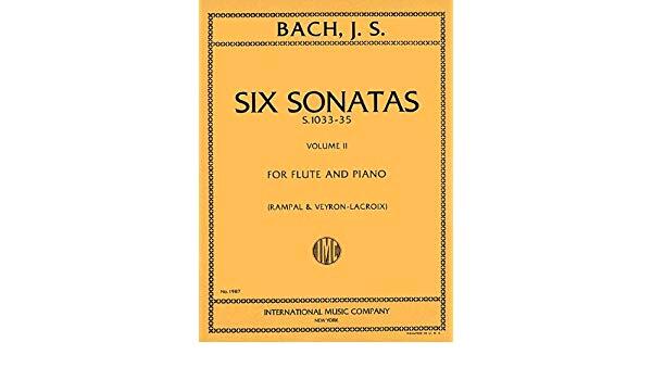 6 Sonaten Vol 2 BWV 10330/1034/1035Six Sonatas: Volume II (C Maj E min E Maj) : photo 1