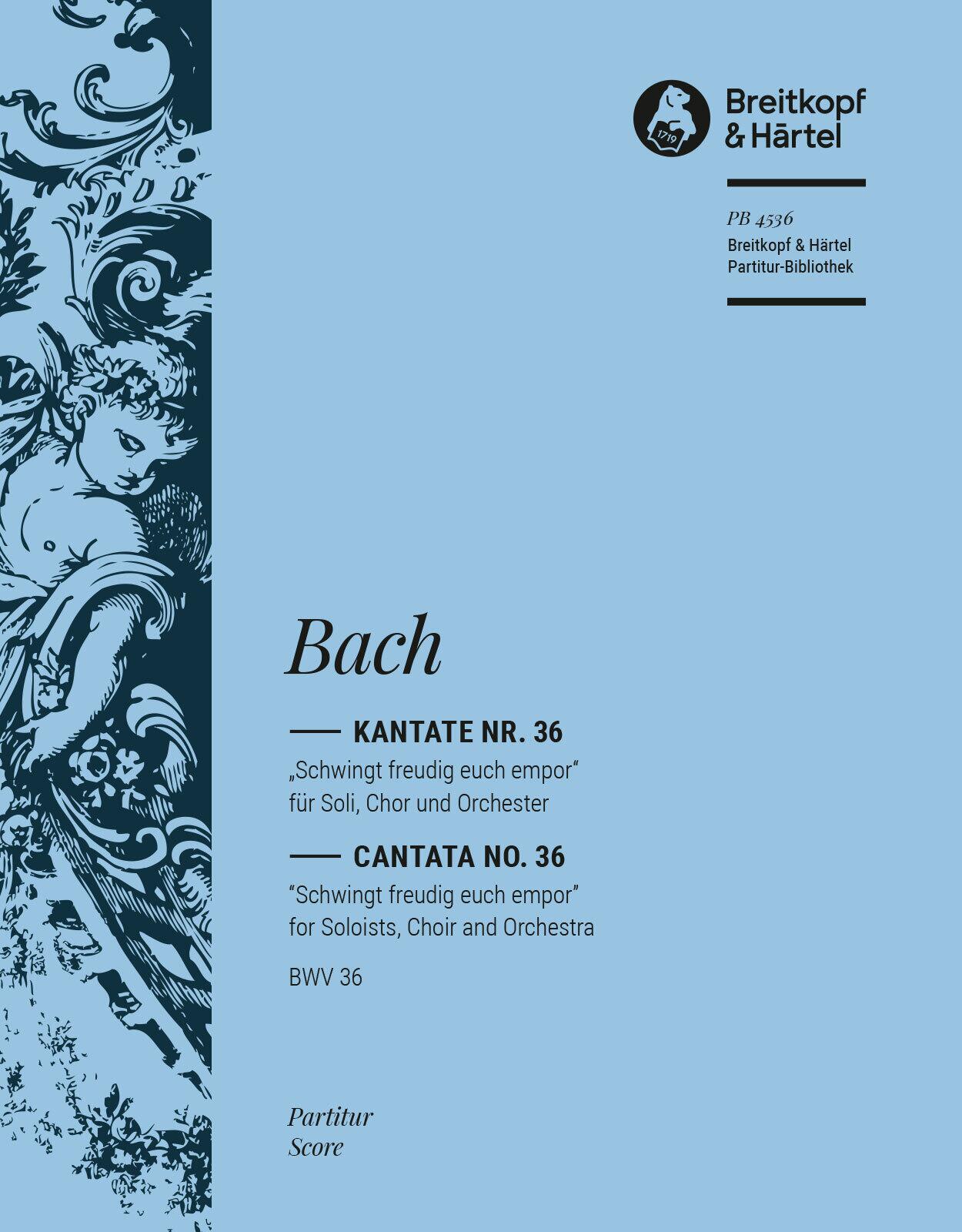 Kantate No 36 - BWV 36Schwingt freudig euch empor : photo 1