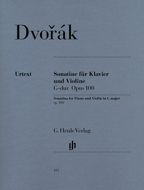 Sonatine en Sol Majeur op. 100 pour violon et pianoSonatina For Piano And Violin In G Op.100 Violine und Klavier HN413 (HN413) : photo 1
