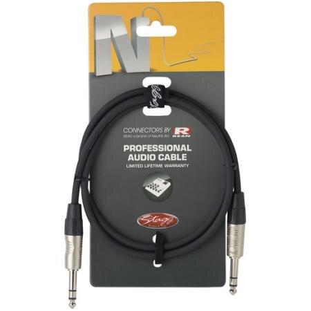 Stagg NAC6PSR Male Stereo Jack 6.3mm / Male Stereo Jack 6.3mm 6m : photo 1