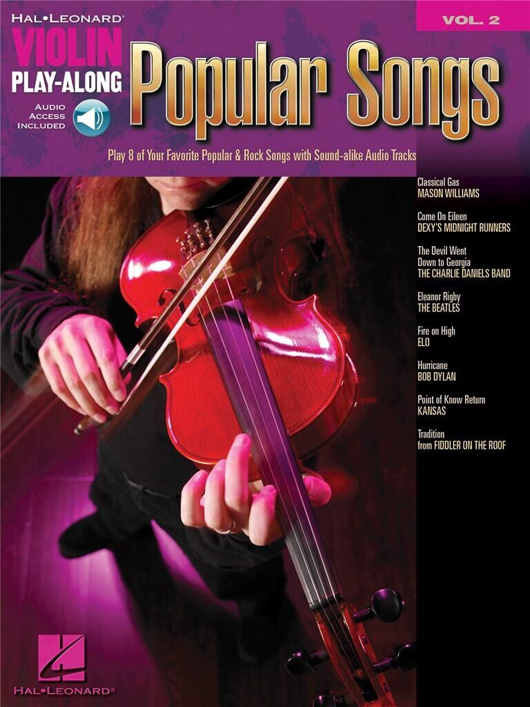 Violin Play-Along Volume 2: Popular Songs : photo 1