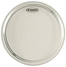 Evans EC tom resonant with edge control ring single ply clear 16 