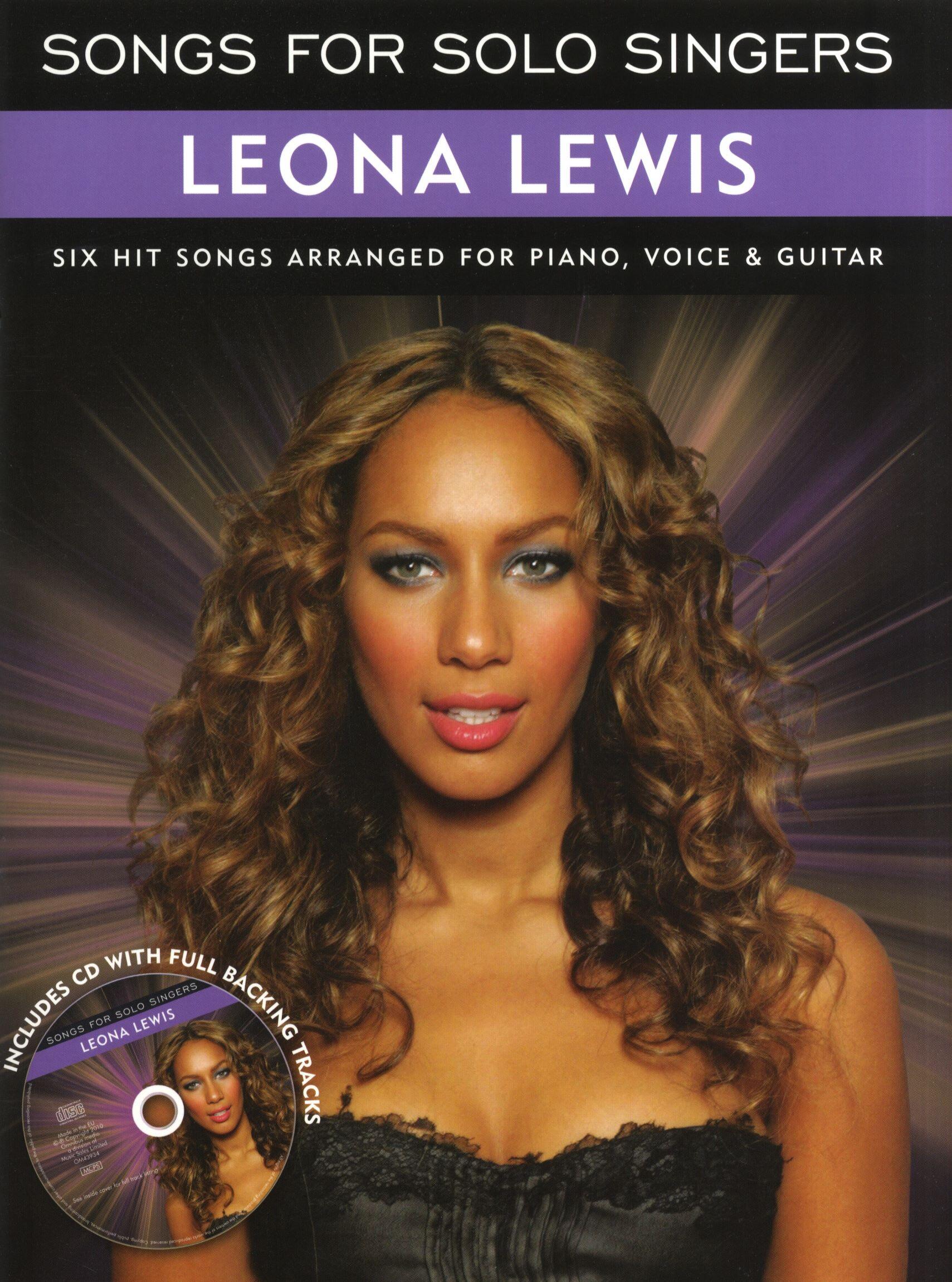 Songs For Solo Singers : Leona Lewis Klavier Gesang und Gitarre Songs For Solo Singers : photo 1