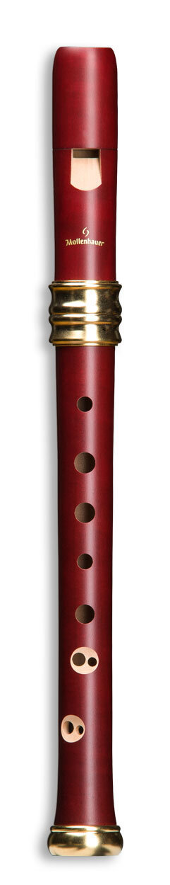 Mollenhauer Dream Flute by Adri Soprano (colored wood) Double Hole Red Pear (4119R) : photo 1