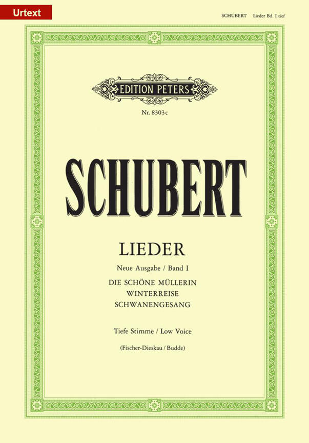 Lieder Vol. 1 (voix grave)Lieder Volume 1 - Low Voice Franz Schubert : photo 1