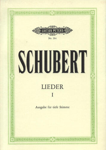Edition Peters Lieder Vol. 1 (voix grave) : photo 1