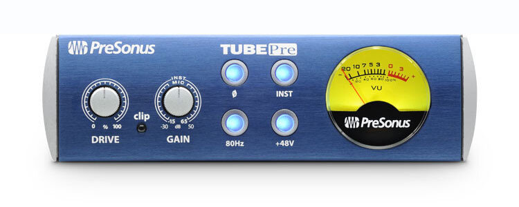 Presonus TubePre V2 1-Channel Tube Microphone/Instrument Preamplifier (1/3 19