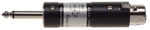 Stagg AC-HIGH / 1 Jack Mono 6.5mm / XLR Female high to low impedance matching : photo 1