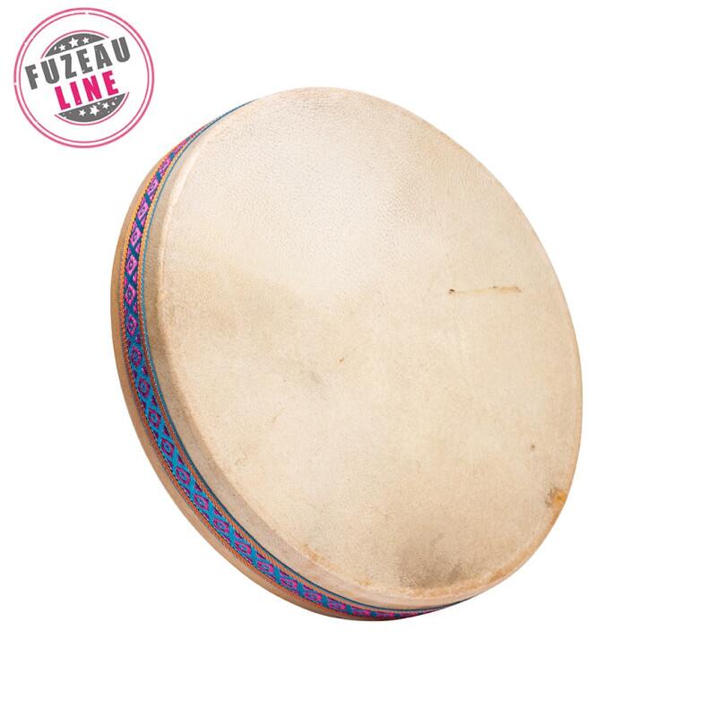 Tamburello Ocean Drum Fuzeau 25 Cm - Suono Del Mare, Pelle Naturale, Per Bambini E Musica - Foto 9