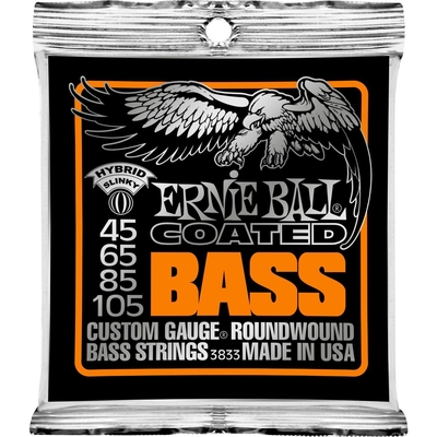 Ernie Ball 3833 Hybrid Slinky Coated 045-105