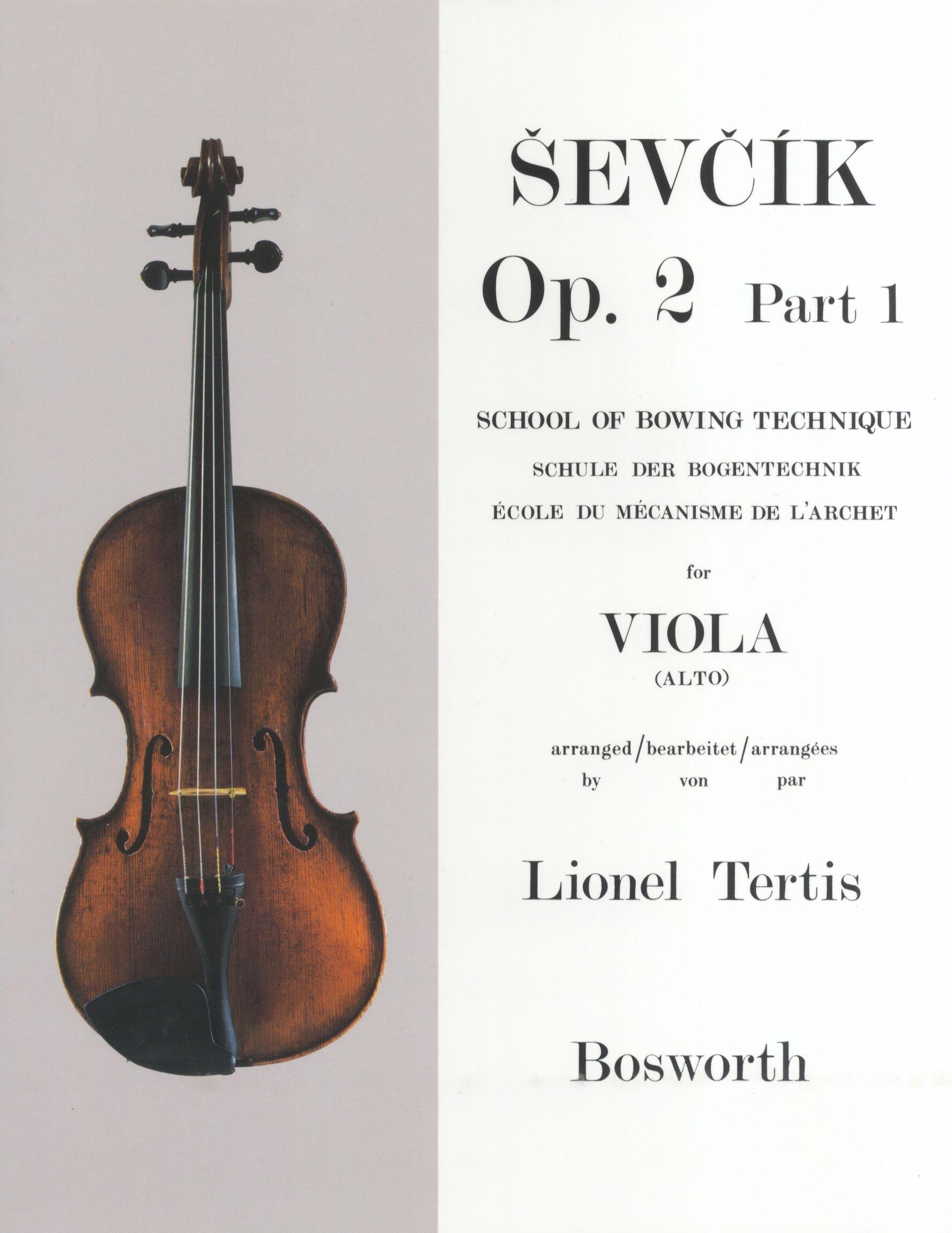 Viola Studies: School Of Bowing Technique Part 1 Viola Sevcik Viola Studies / Otakar Sevcik : photo 1