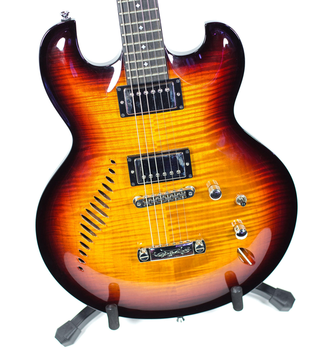 DBZ Guitars Imperial Aliento USA 3 Tabacco Burst - Boullard Musique