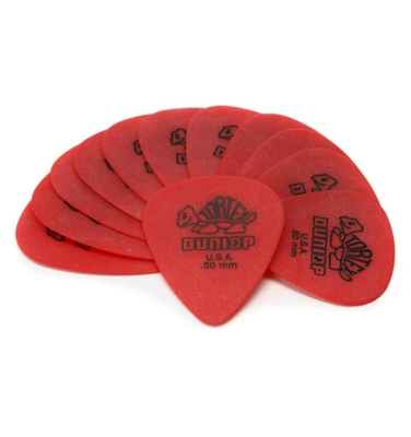 Dunlop 418P.50 Tortex Standard 0.50 Sachet De 12