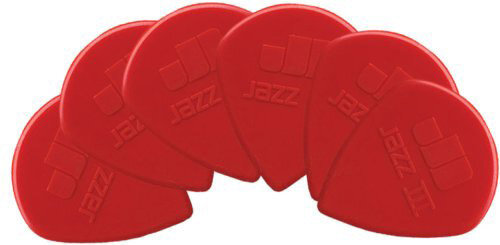 Dunlop 47P3n Nylon Jazz 3n (red nylon) Bag of 6 : photo 1