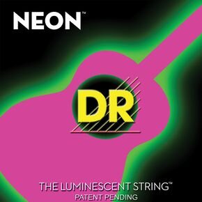 DR Strings NPA-12 Neon hidef Pink acoustic coated. : photo 1