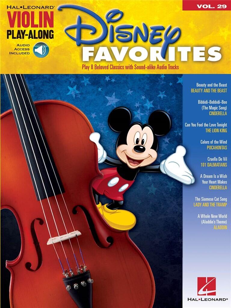 Disney Favorites Violin Play-Along Volume 29 : photo 1
