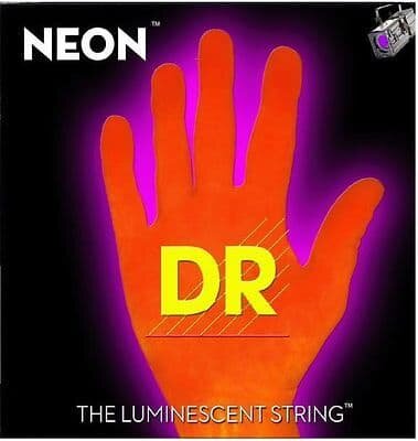 DR Strings NOE-11 11-50 neon hidef Orange coated : photo 1