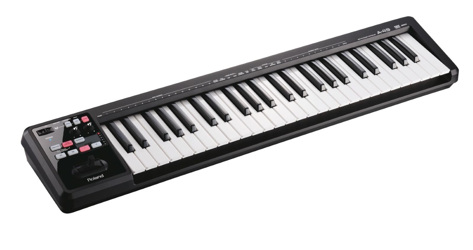 Roland A-49-BK Midi keyboard controller, noir : photo 1
