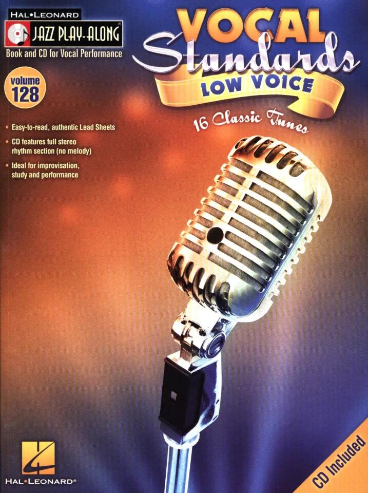 Jazz Play-Along Volume 128: Vocal Standards (Low Voice) : photo 1