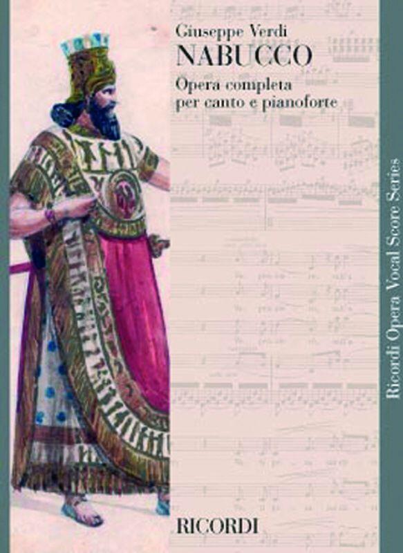 Ricordi Nabucco Vocal Score : photo 1