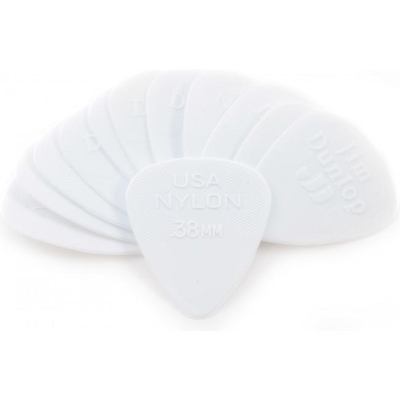 Dunlop 44P.38 Nylon Standard .38mm Tasche von 12