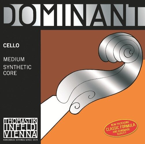 Thomastik Dominant Cello Saite 2. RE-D Chrom umsponnen Medium (143) : photo 1