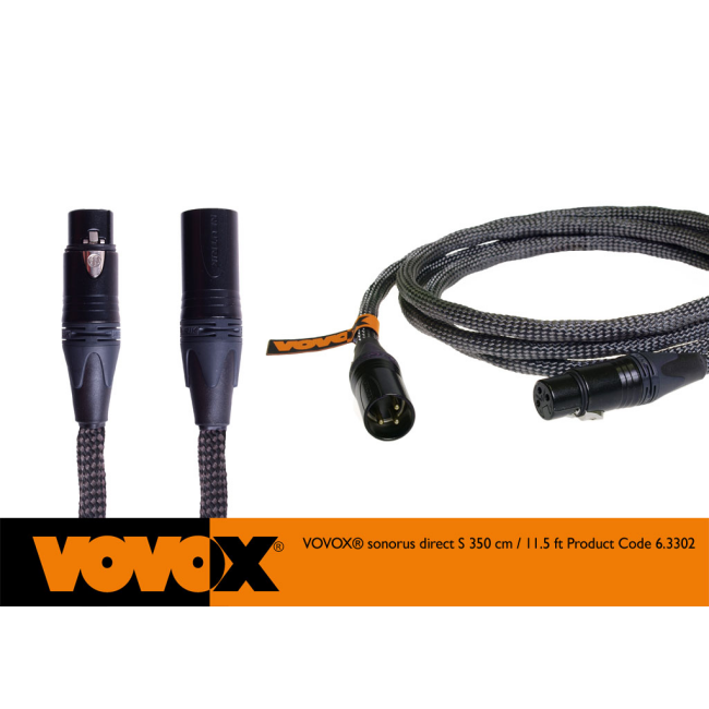 Vovox sonorus direct S 3.5 m XLRf-XLRm (6.3302) : photo 1